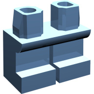 Lego krátké nohy, středně modrá (4166211, 4642460, 4646959, 6064770, 6144130)
